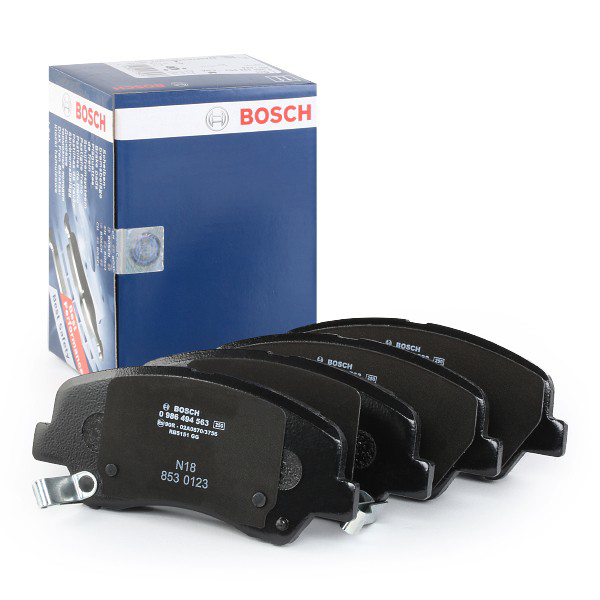 Klocki hamulcowe przednie tarczowe Bosch 0986494563 cena, od 16,14 USD