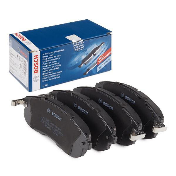 Do koszyka 0986494572 Bosch Klocki hamulcowe przednie tarczowe