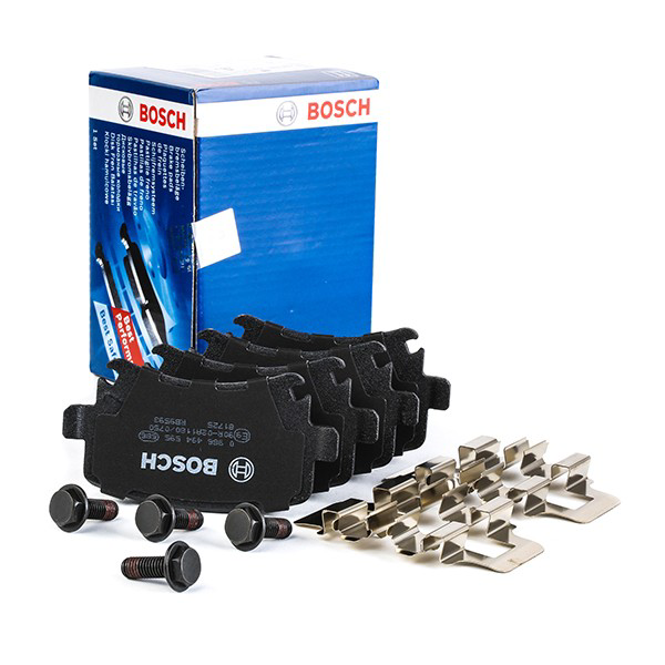 Do koszyka 0986494595 Bosch Okładziny (klocki) do hamulców tarczowych tylne