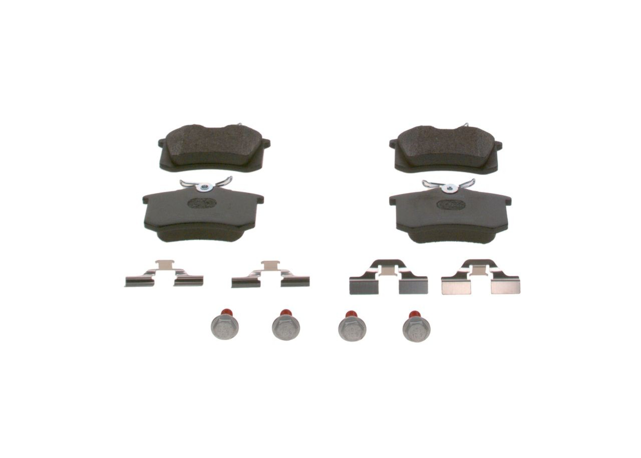 0986494600 Bosch Okładziny (klocki) do hamulców tarczowych tylne