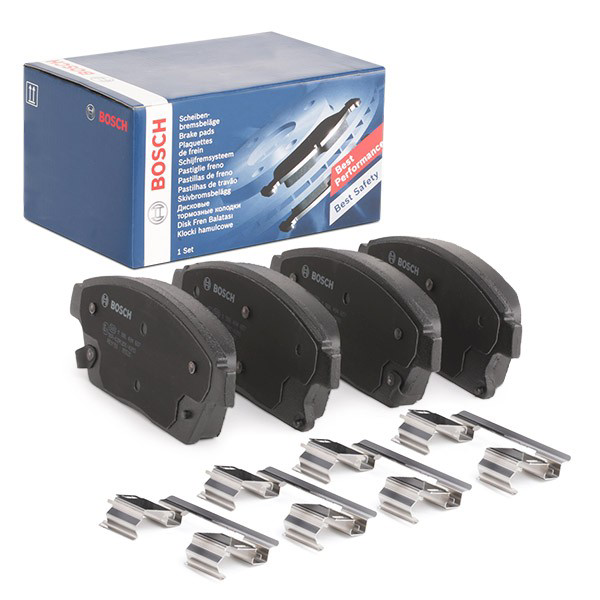0986494657 Bosch Okładziny (klocki) do hamulców tarczowych tylne