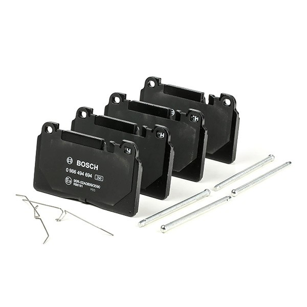 Do koszyka 0986494694 Bosch Klocki hamulcowe przednie tarczowe