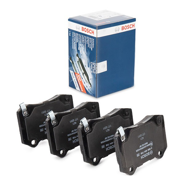 0986494708 Bosch Okładziny (klocki) do hamulców tarczowych tylne