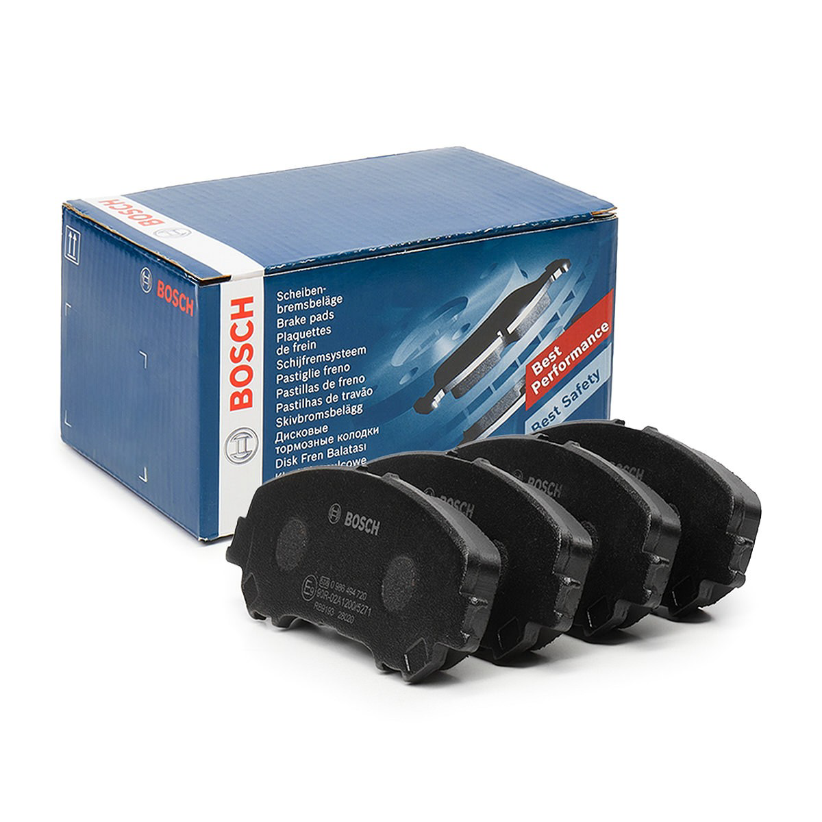0986494720 Bosch Klocki hamulcowe przednie tarczowe