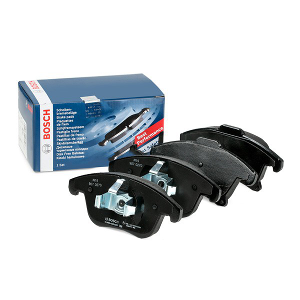 Do koszyka 0986494837 Bosch Klocki hamulcowe przednie tarczowe