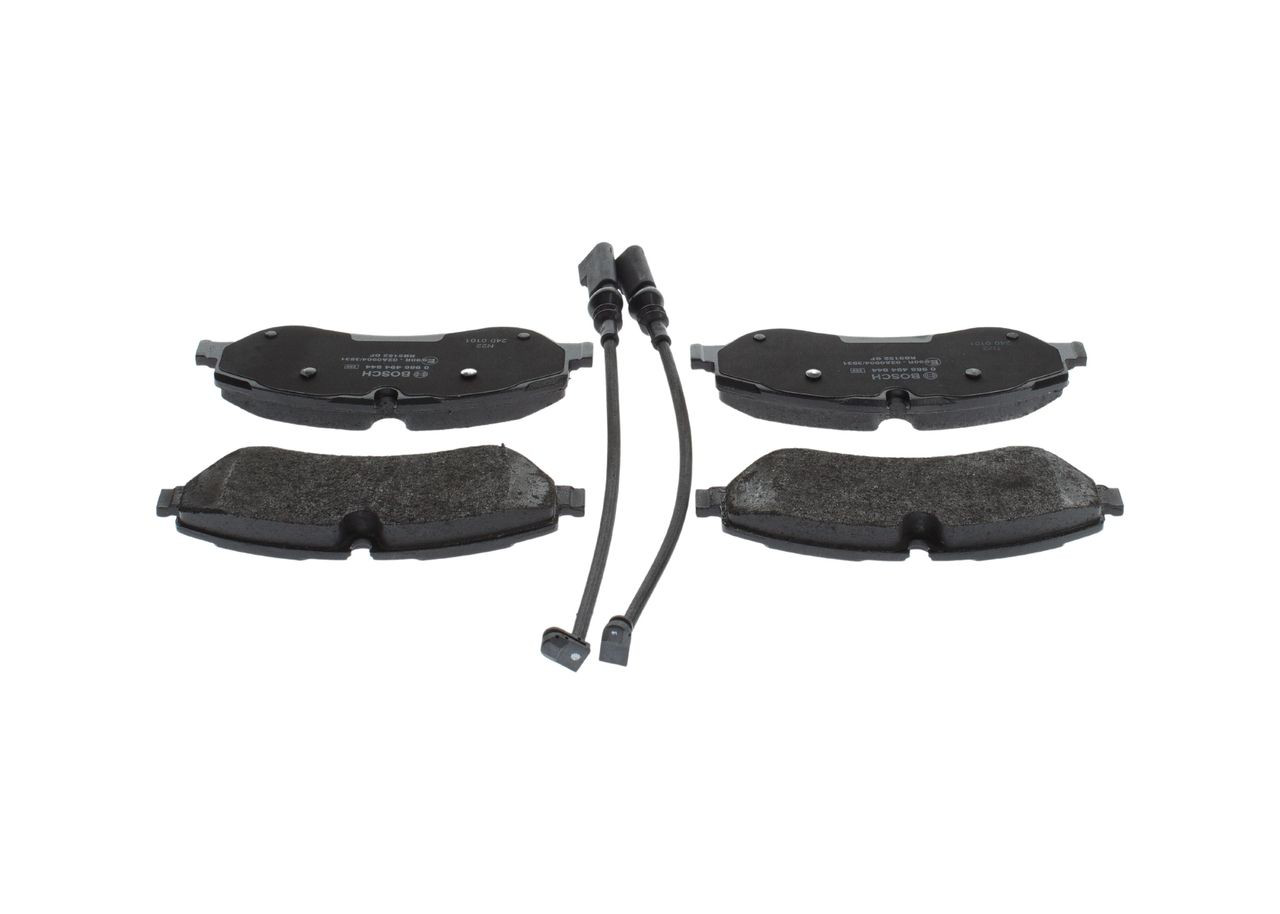 Klocki hamulcowe przednie tarczowe Bosch 0986494844 cena, od 37,39 USD