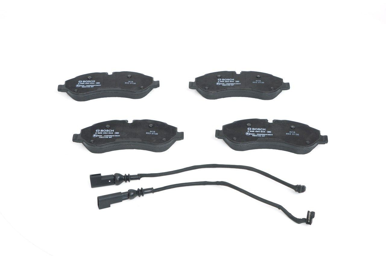 Klocki hamulcowe przednie tarczowe 0986494844 Bosch