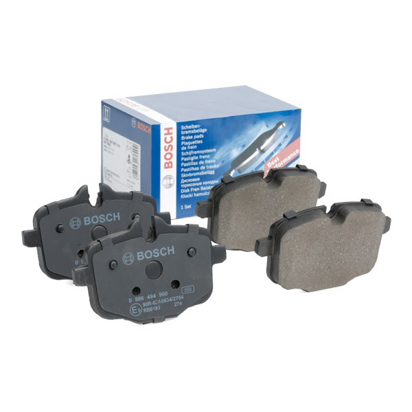 Okładziny (klocki) do hamulców tarczowych tylne 0986494900 Bosch