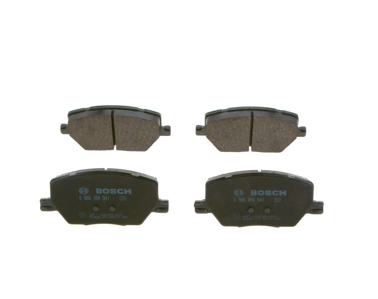 Klocki hamulcowe przednie tarczowe Bosch 0986494941 cena, od 40,96 USD