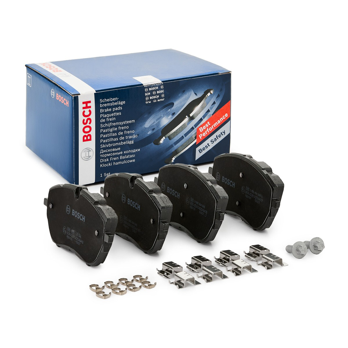 Klocki hamulcowe przednie tarczowe 0986494946 Bosch