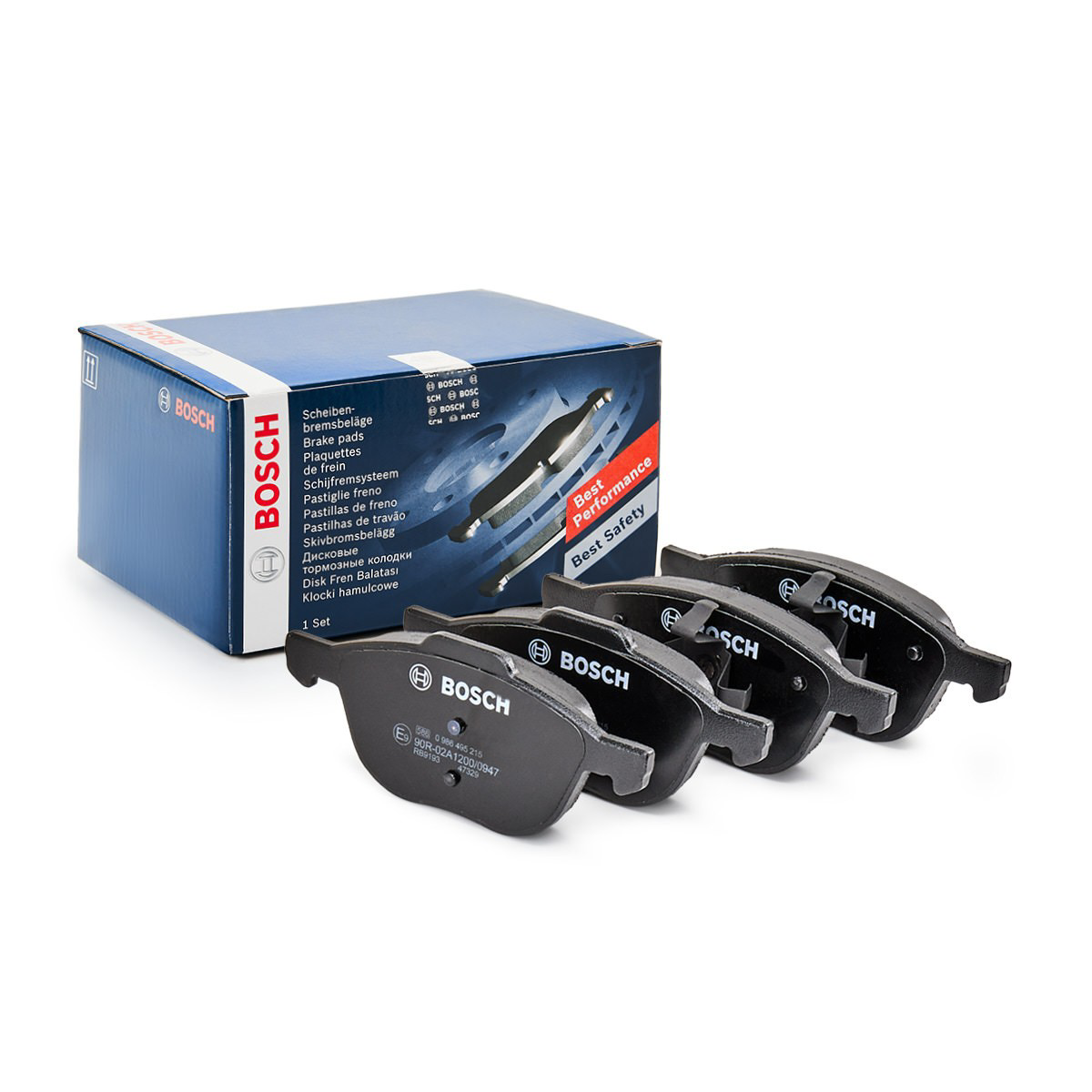 0986495215 Bosch Klocki hamulcowe przednie tarczowe