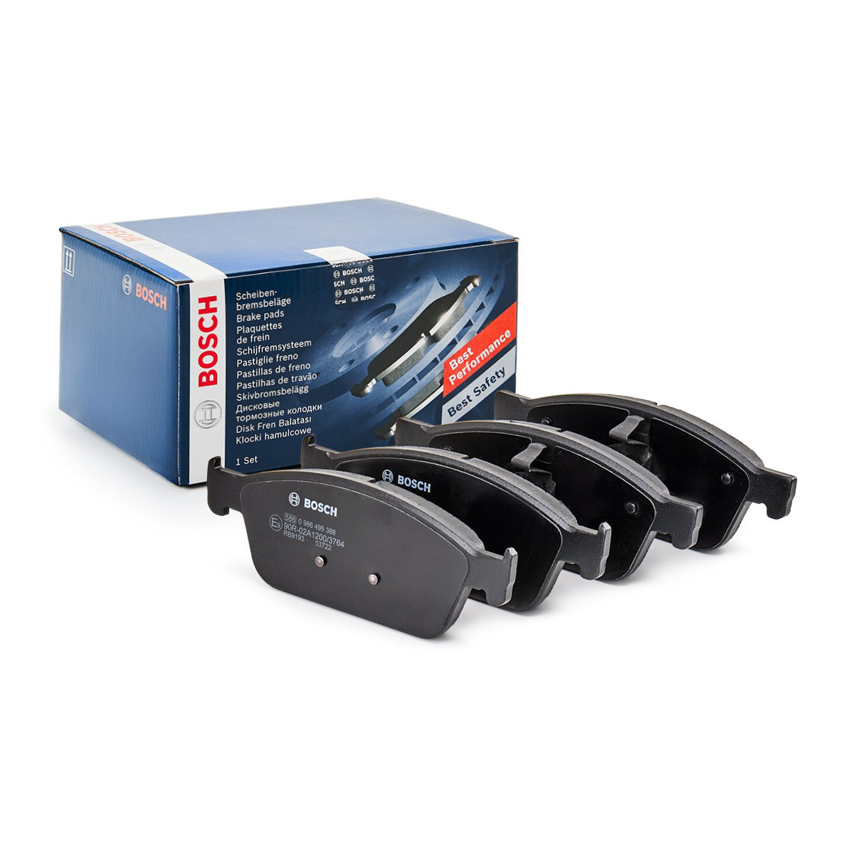 0986495388 Bosch Klocki hamulcowe przednie tarczowe