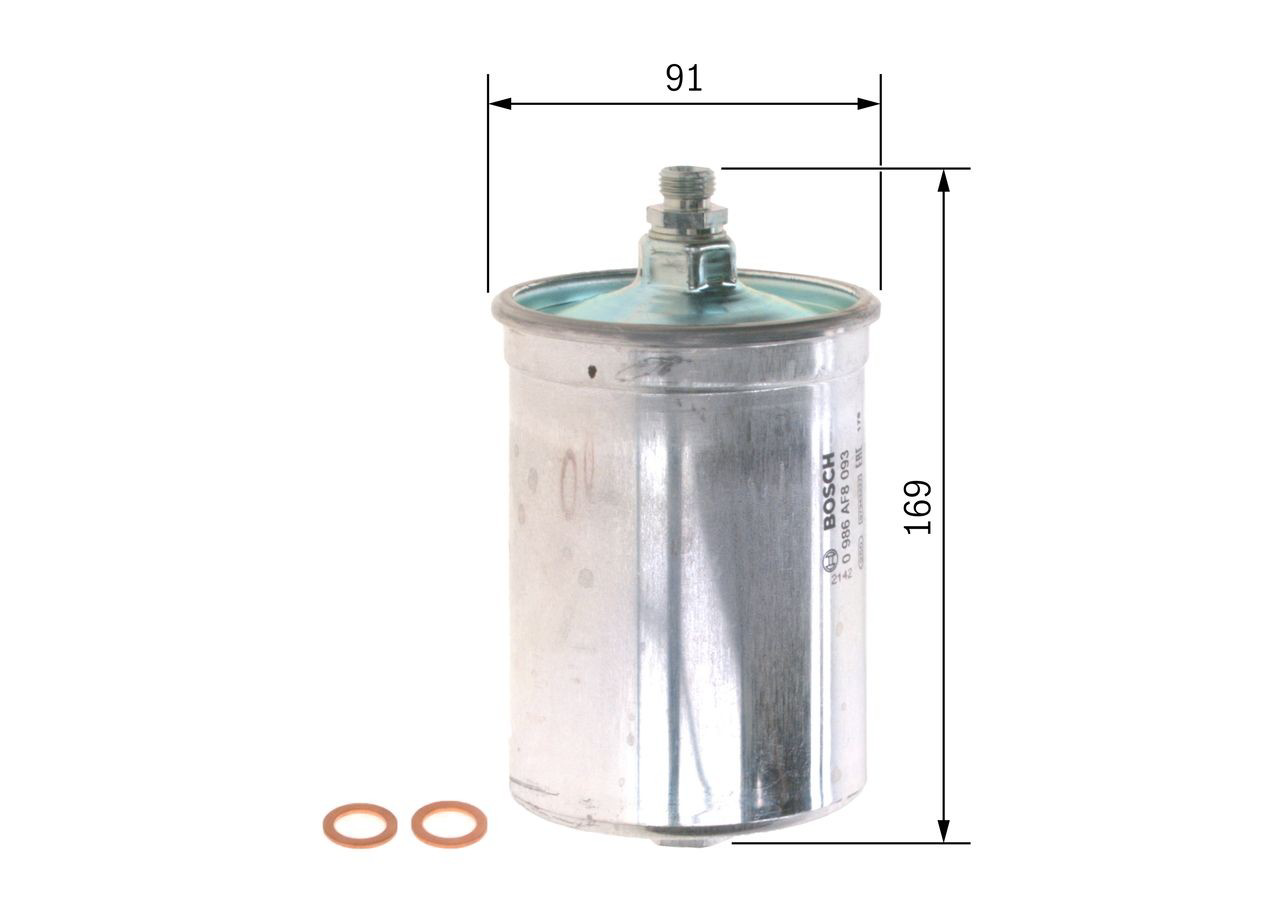Filtr paliwa 0986AF8093 Bosch