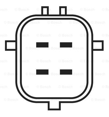 Sonda lambda czujnik tlenu przed katalizatorem 0986AG2204 Bosch