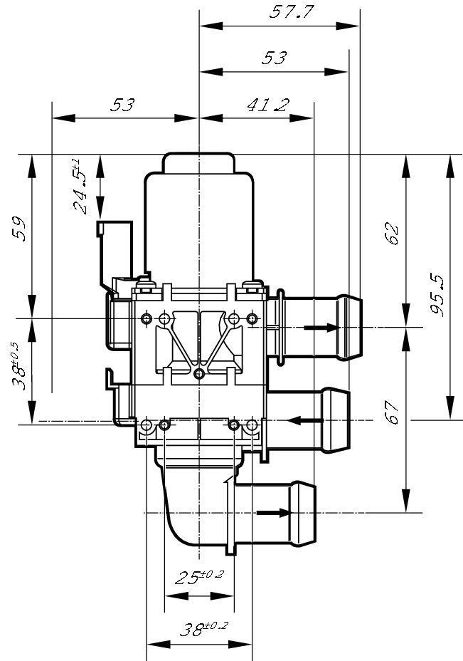 Do koszyka 1147412213 Bosch Regulujący zawór chłodziwa
