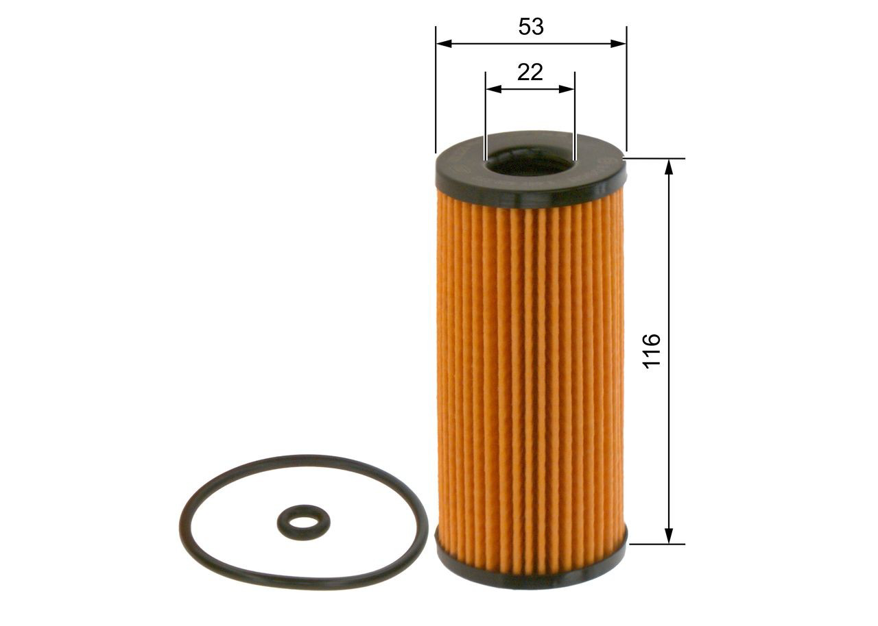 Do koszyka 1457429272 Bosch Filtr oleju