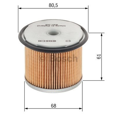 Filtr paliwa Bosch 1457429291 cena, od 7,90 USD