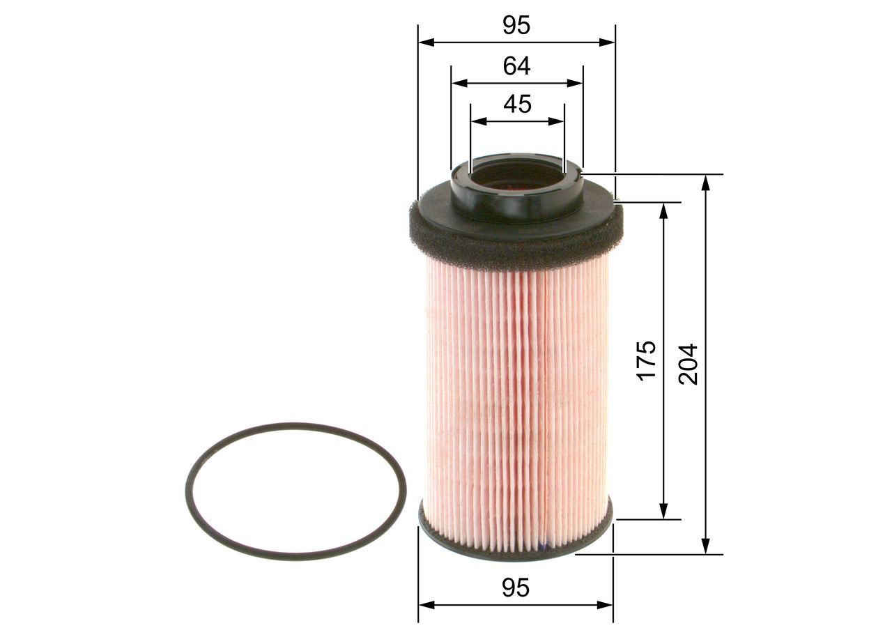 Do koszyka 1457429655 Bosch Filtr paliwa