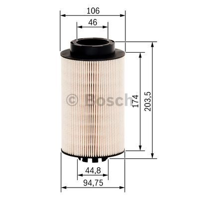 Filtr paliwa Bosch 1457429655 cena, od 16,40 USD