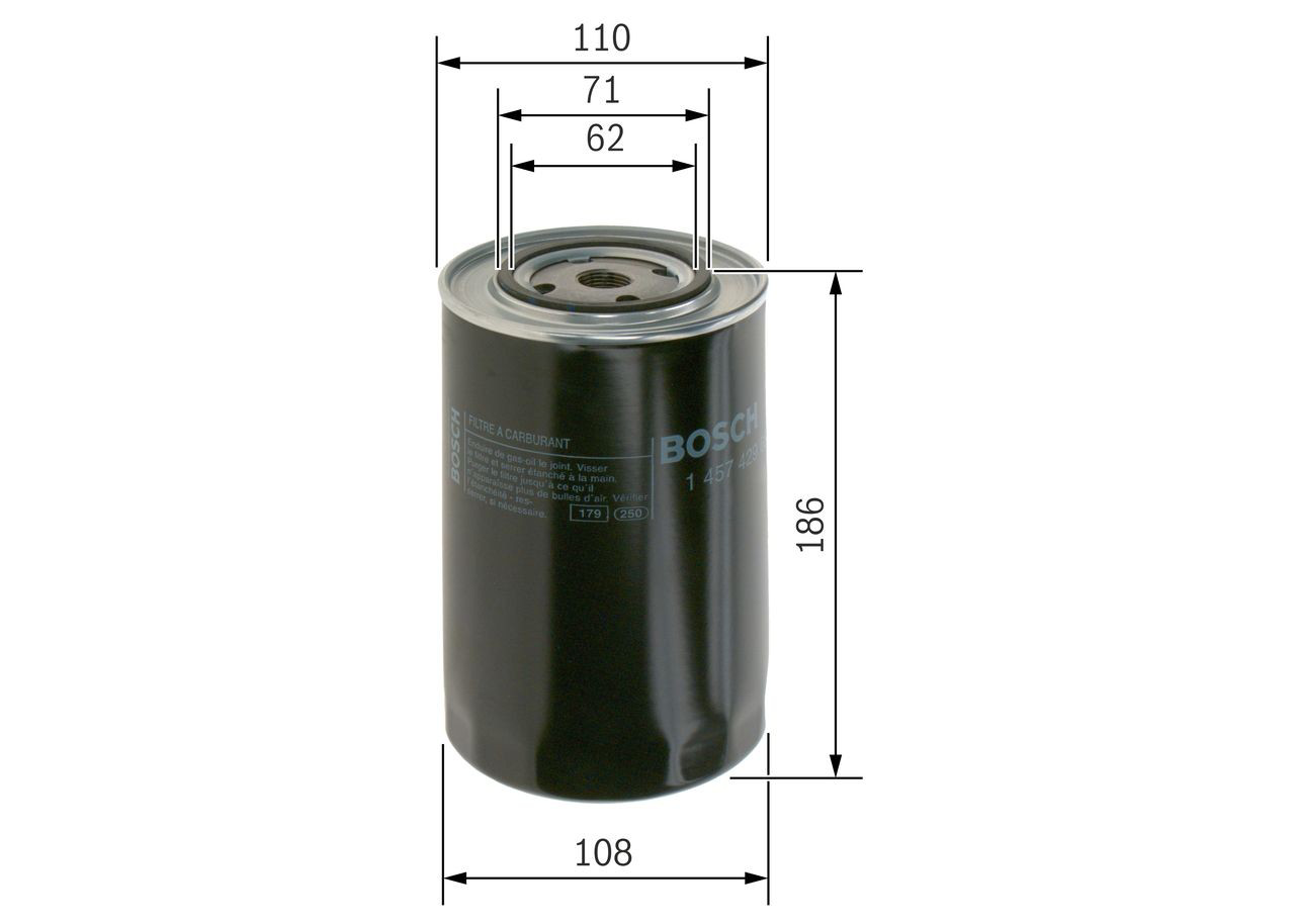 Filtr paliwa Bosch 1457429681