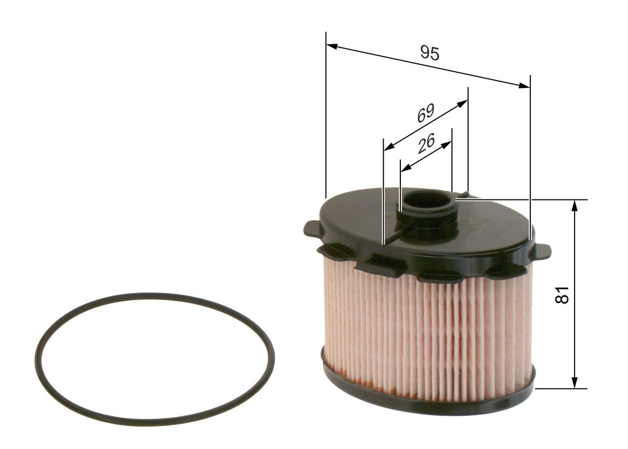 Filtr paliwa 1457431703 Bosch