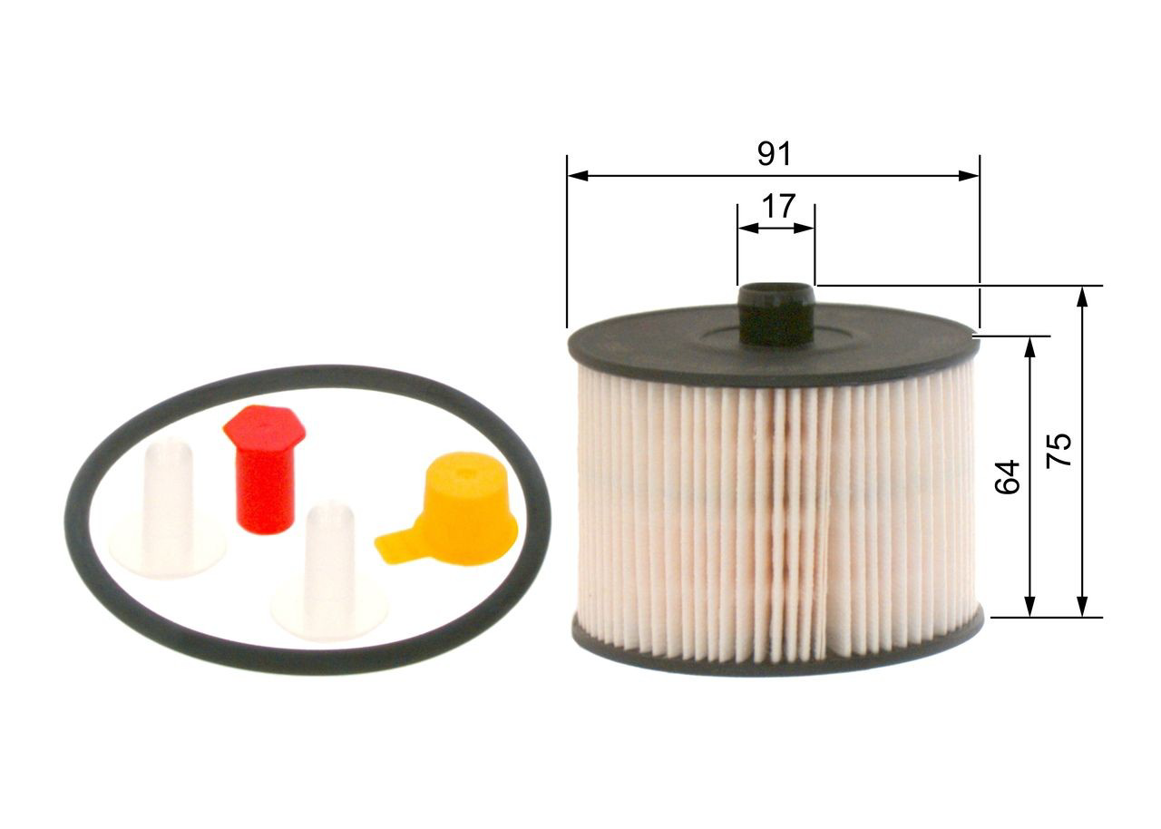 Filtr paliwa 1457431723 Bosch