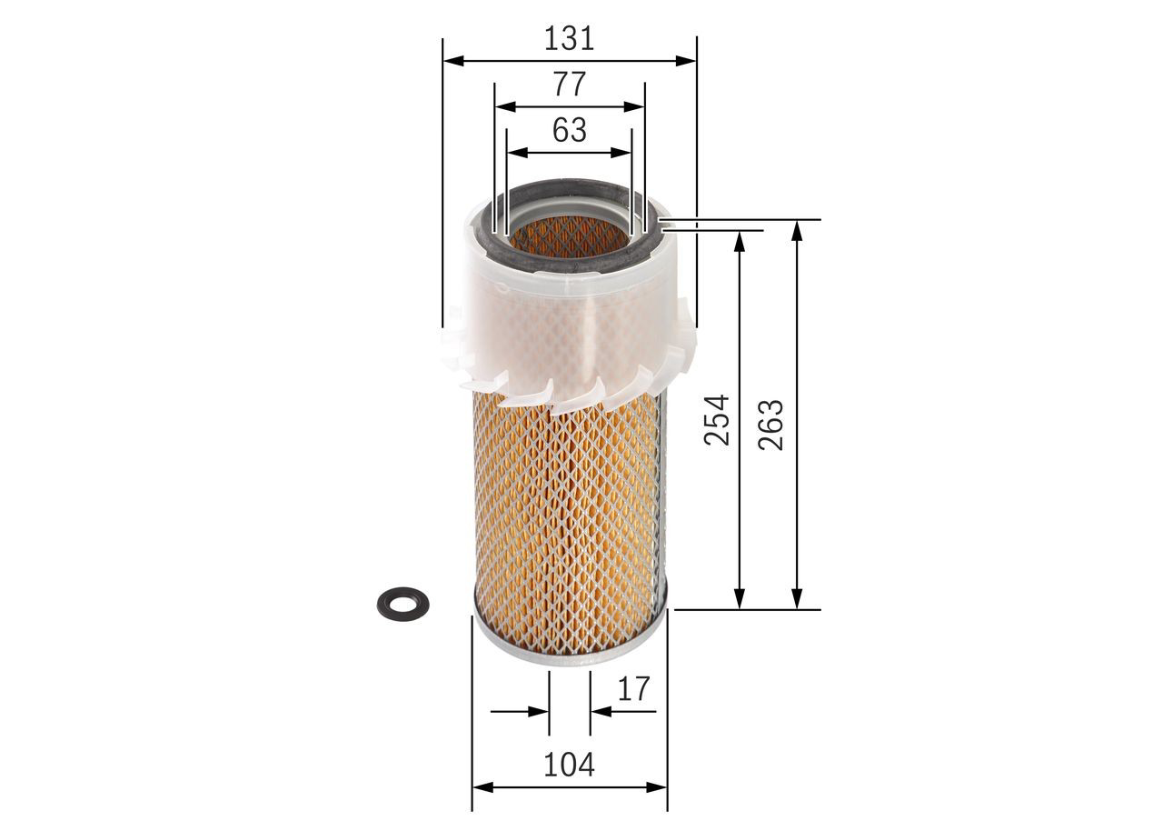 Filtr powietrza 1457433200 Bosch
