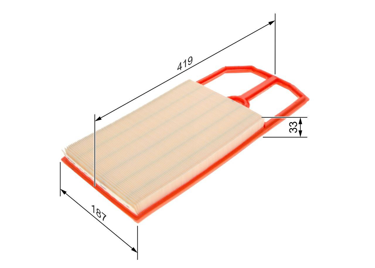 Do koszyka 1457433716 Bosch Filtr powietrza