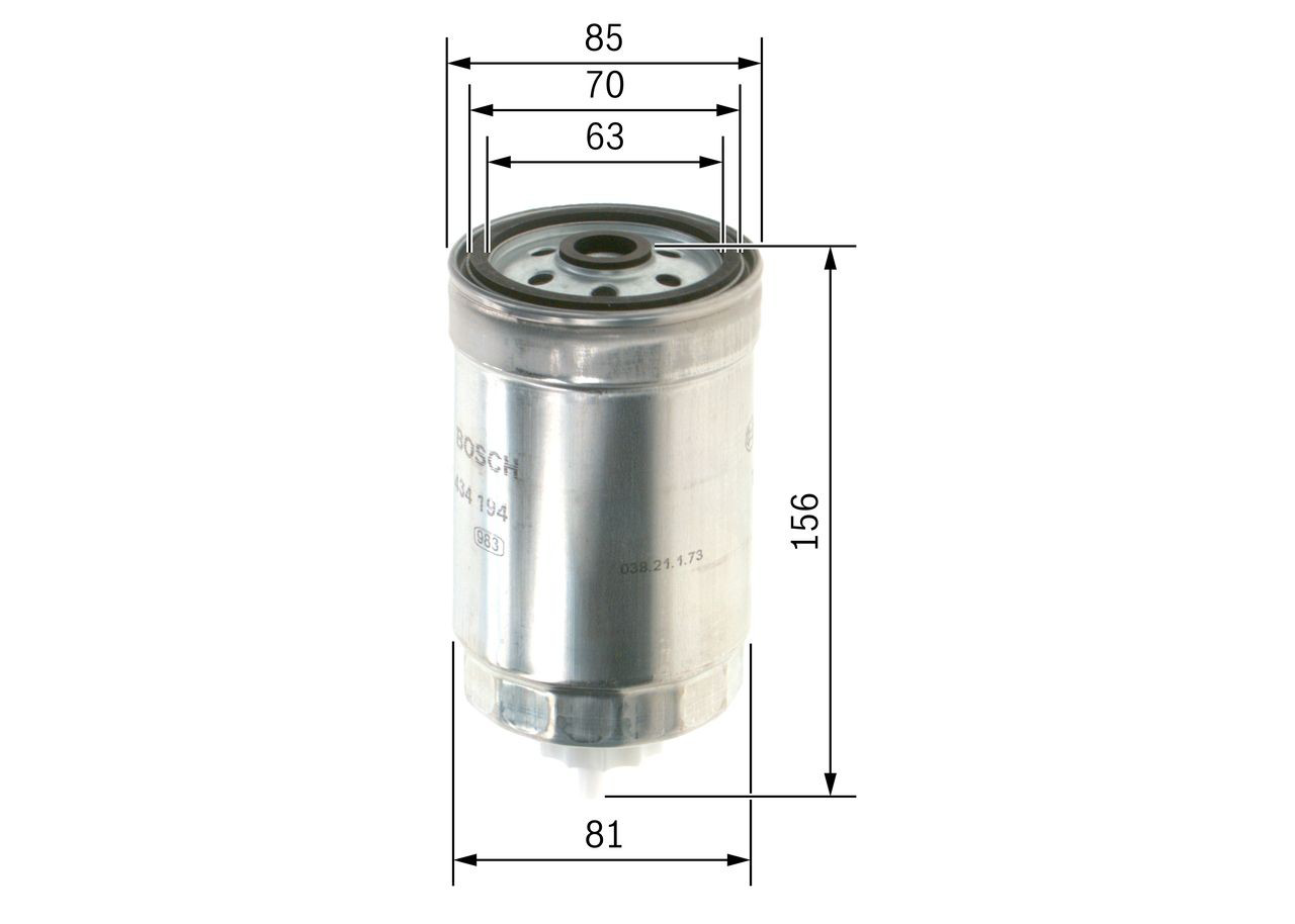 1457434194 Bosch Filtr paliwa