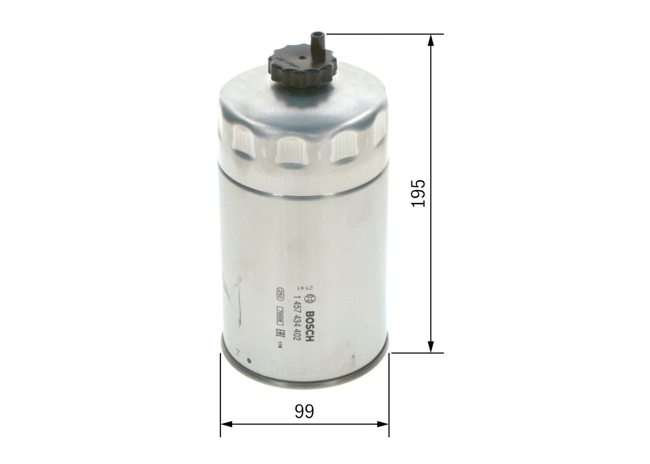 Filtr paliwa 1457434402 Bosch