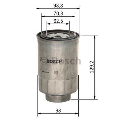 Do koszyka 1457434438 Bosch Filtr paliwa