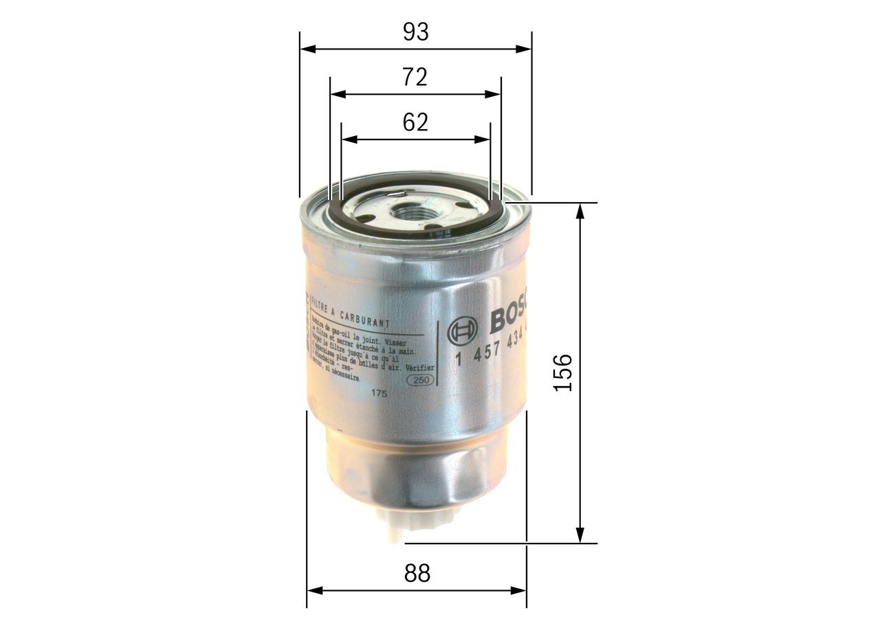 Filtr paliwa Bosch 1457434439