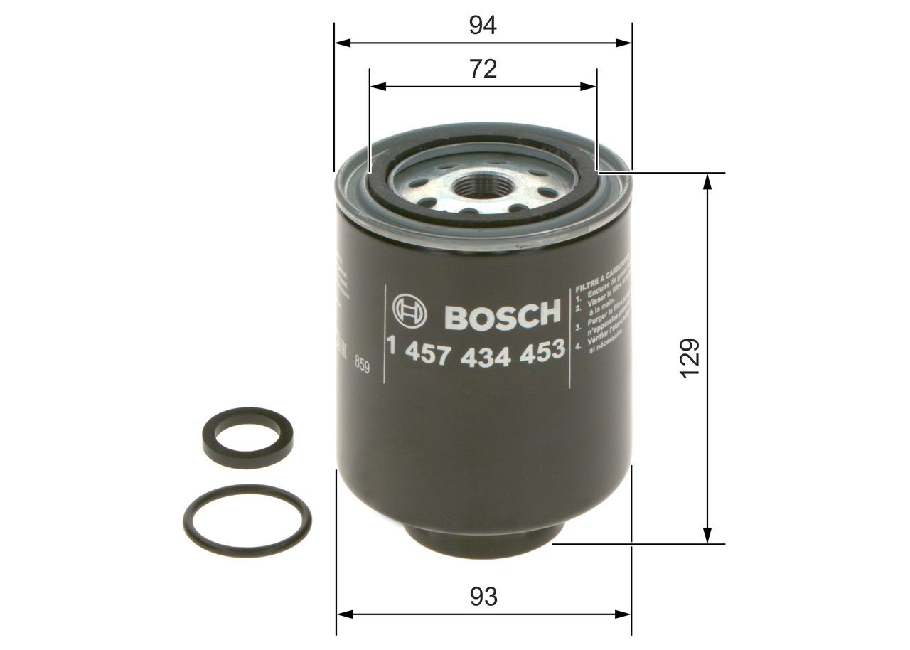 1457434453 Bosch Filtr paliwa