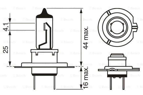 Żarówka halogenowa Bosch 1987302075 cena, od 5,27 USD