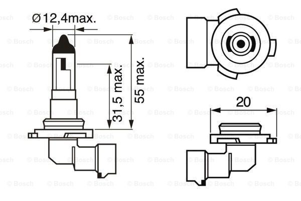 Żarówka 1987302083 Bosch