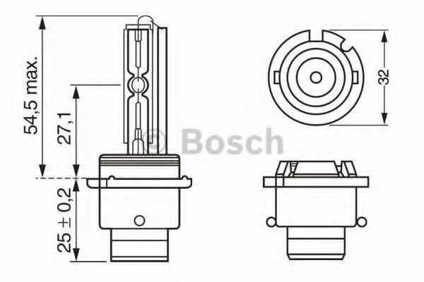 1987302904 Bosch Żarówka ksenonowa