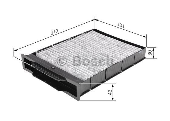 Filtr kabiny Bosch 1987432393