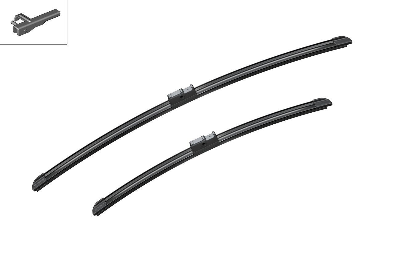 Do koszyka 3397007096 Bosch Pióro wycieraczki szyby przedniej, zestaw (2 szt.)