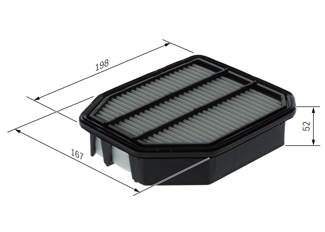 Filtr powietrza F026400711 Bosch