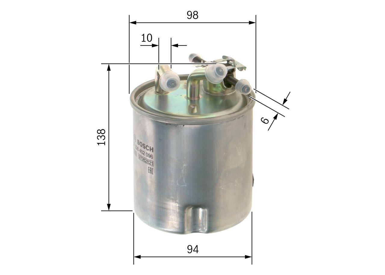 Filtr paliwa F026402096 Bosch