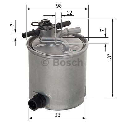 Filtr paliwa Bosch F026402096