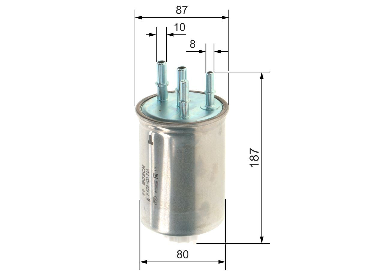F026402740 Bosch Filtr paliwa