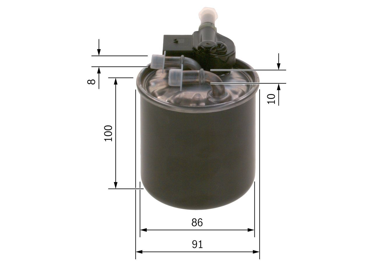 Filtr paliwa F026402837 Bosch