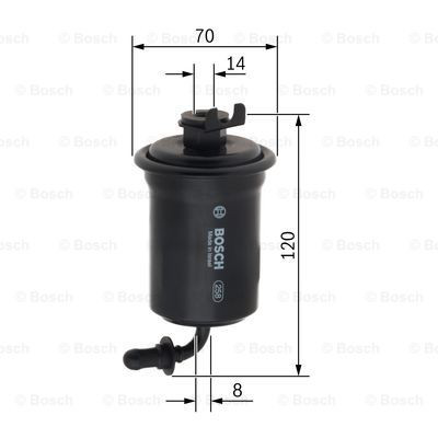 Filtr paliwa Bosch F026403757 cena, od 15,57 USD