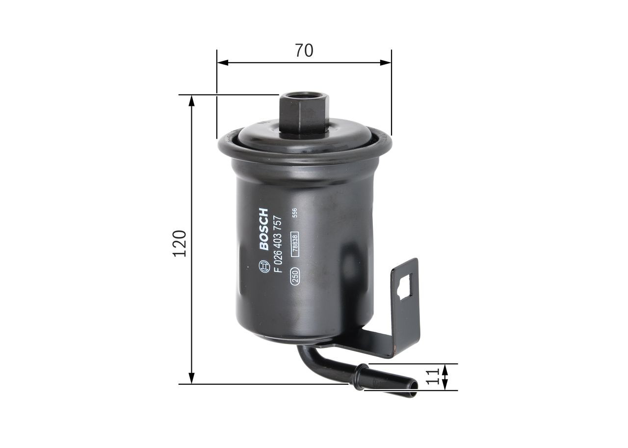 F026403757 Bosch Filtr paliwa
