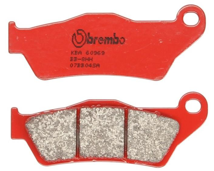 Okładziny (klocki) do hamulców tarczowych tylne Brembo 07BB04SA cena, od 44,68 USD