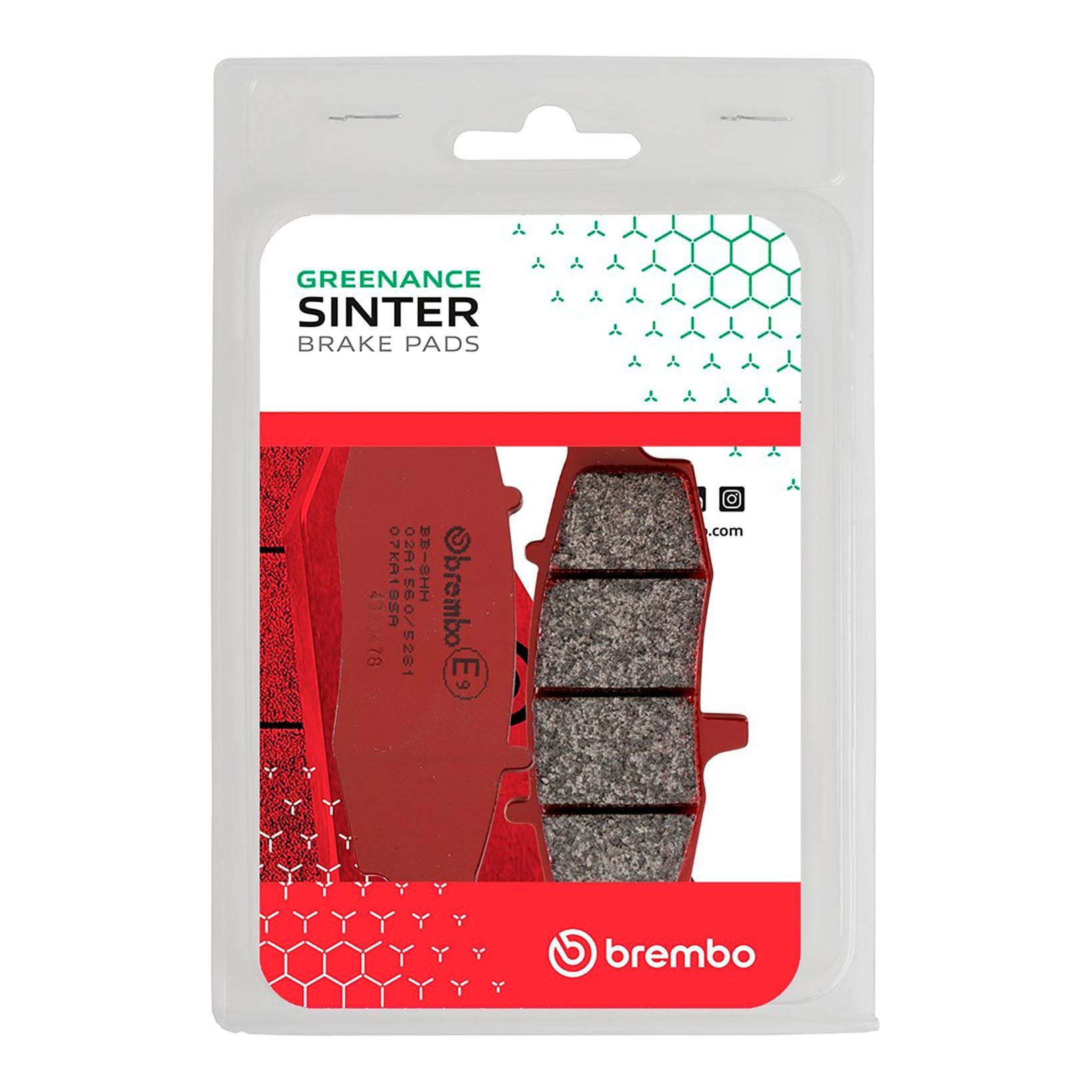 Klocki hamulcowe przednie tarczowe Brembo 07KA18SA cena, od 39,59 USD