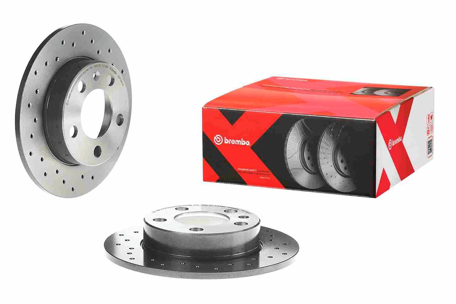 Tarcza hamulcowa tylna Brembo 0871651X cena, od 25,86 USD