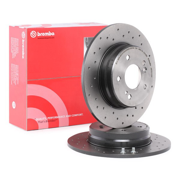 Tarcza hamulcowa tylna Brembo 0872112X cena, od 42,26 USD