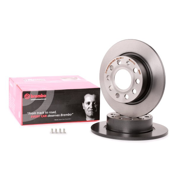 Do koszyka 08950211 Brembo Tarcza hamulcowa tylna